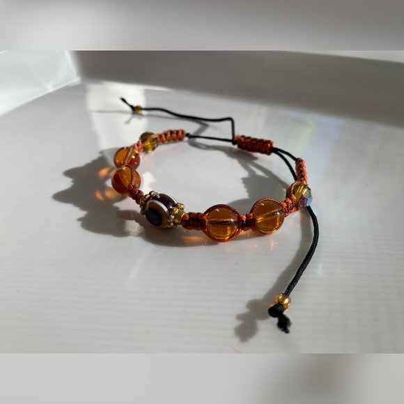 Swarovski Beaded Crochet Handmade Bracelet - Picture 5 of 6